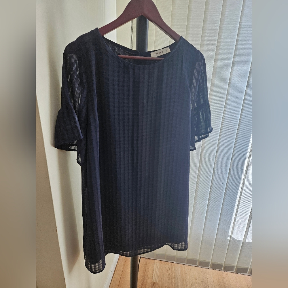 Beautiful navy blue shift dress